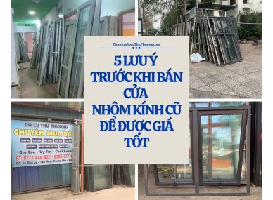 thanh lý cửa nhôm cũ