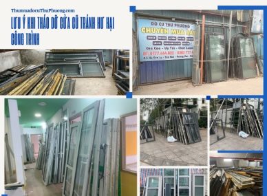 lưu ý khi tháo dỡ cửa cũ tránh hư hại công trình