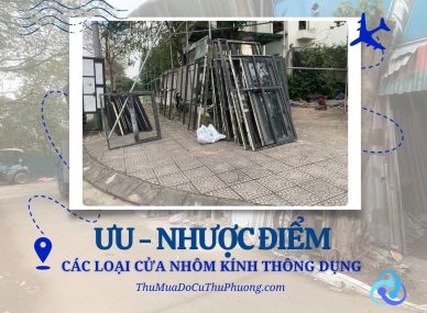 các loại cửa nhôm kính thông dụng