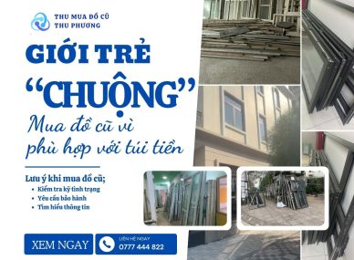 giới trẻ ưa chuộng mua đồ cũ