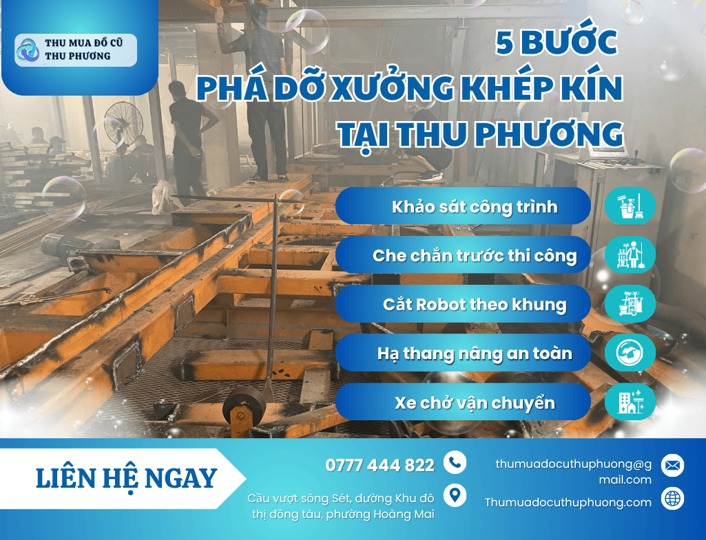 quy trình thu mua công trình hiện đại