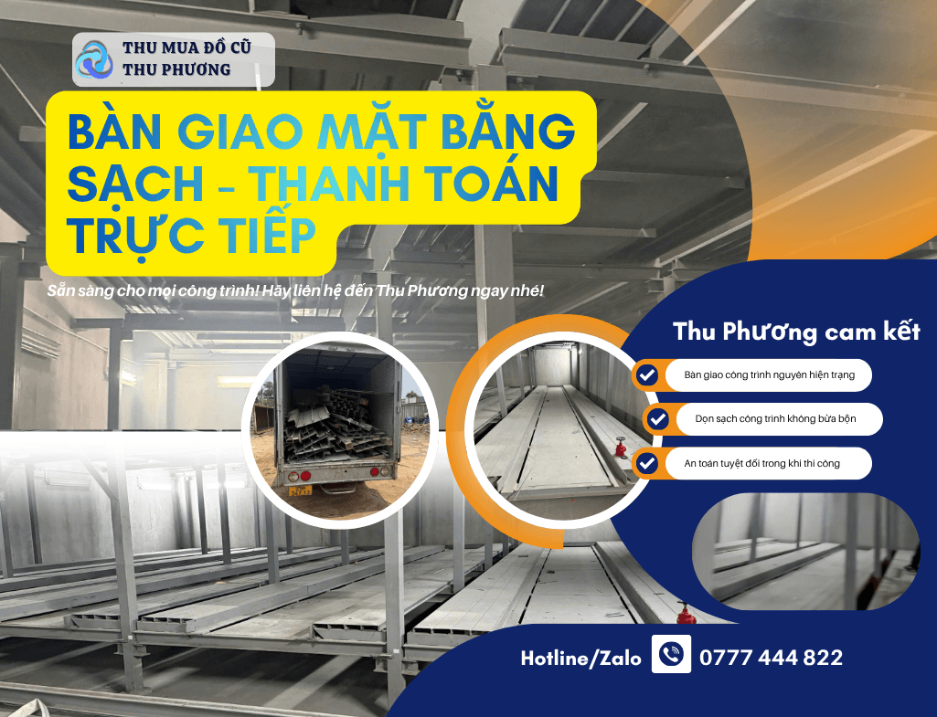 quy trình thu mua công trình hiện đại