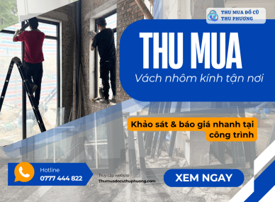 thanh lý vách nhôm kính