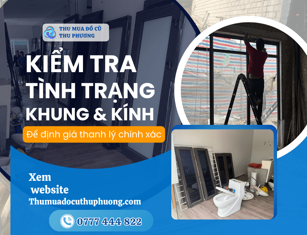 thanh lý vách nhôm kính