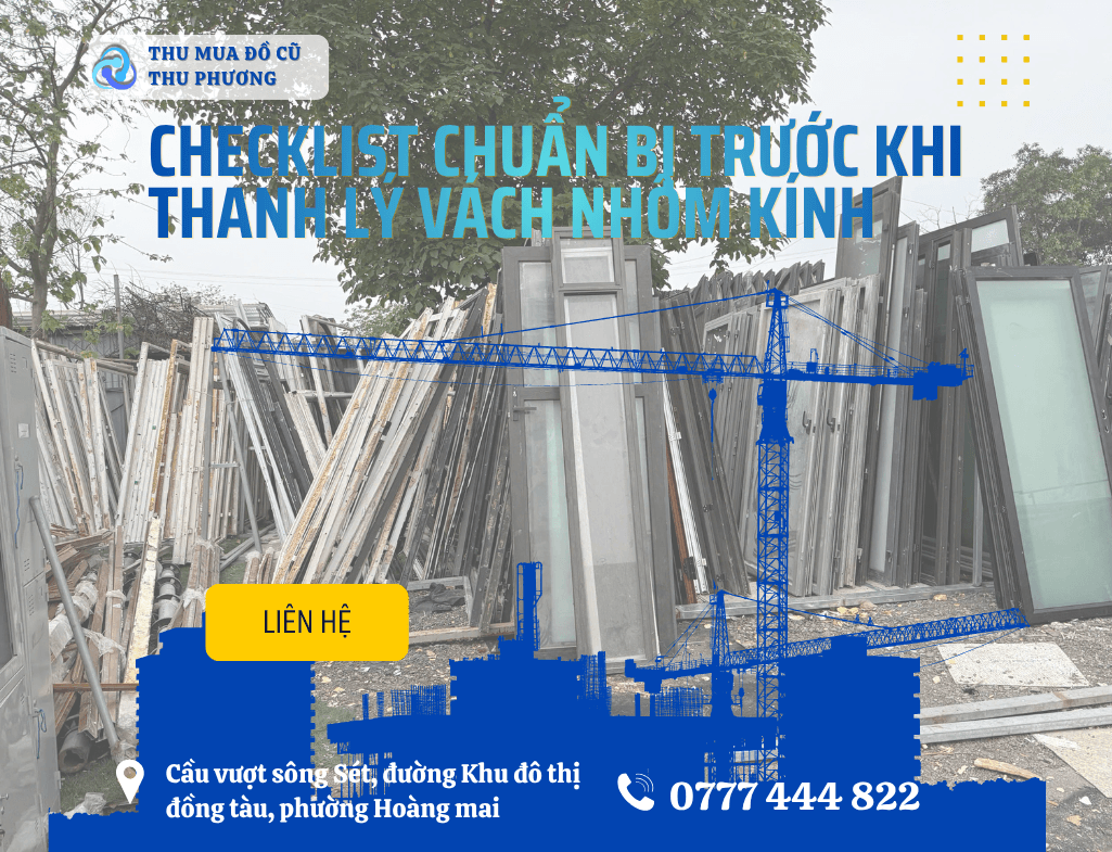 thanh lý vách nhôm kính