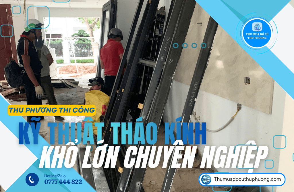 thu mua vách kính cường lực văn phòng