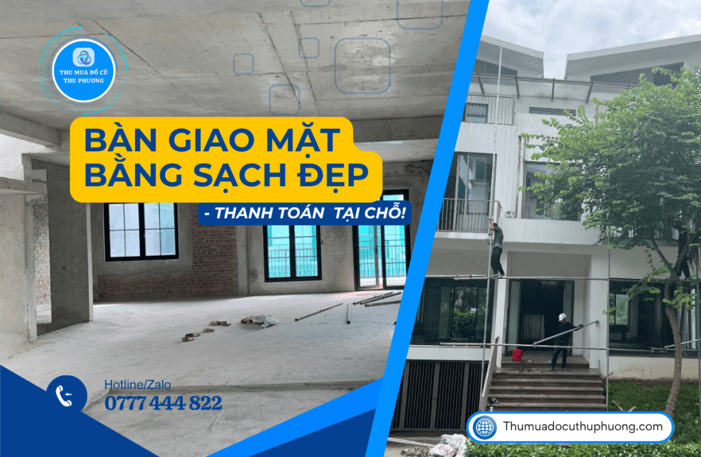 thu mua vách kính cường lực văn phòng