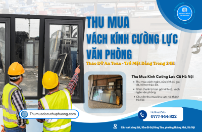 thu mua vách kính cường lực văn phòng